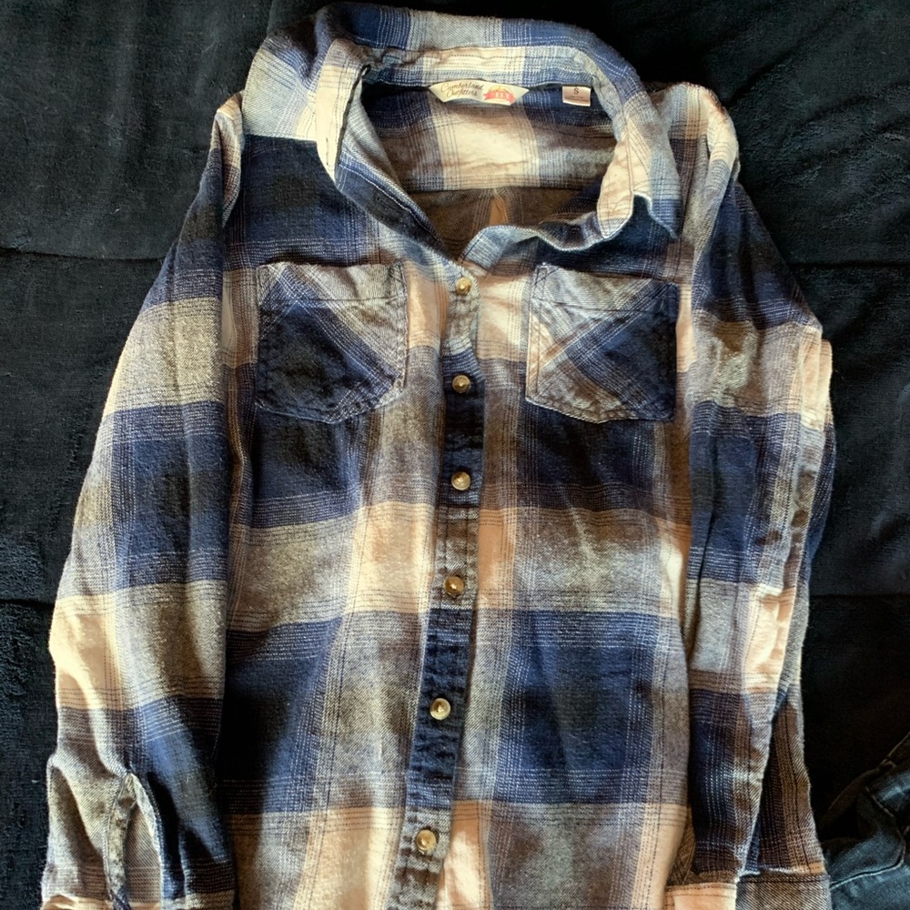 Blue Plaid Flannel